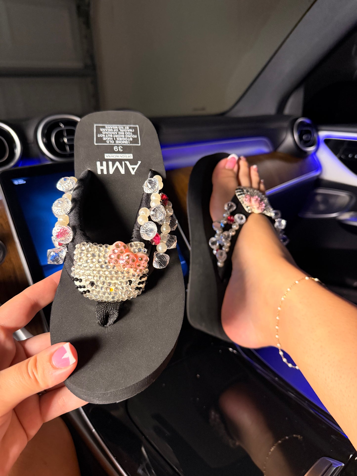 Hello Kitty Platforms (Black)