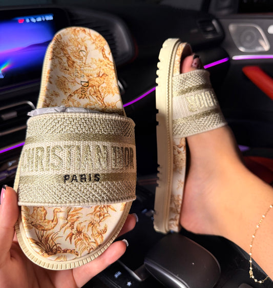 CD Sandals (Gold)